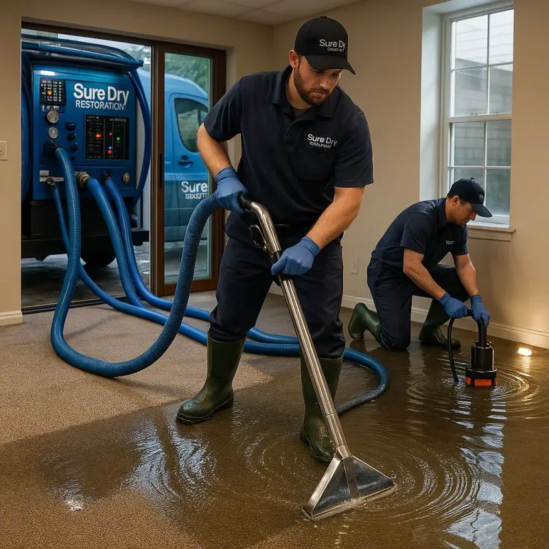 Water Extraction and Removal process in Acushnet, MA